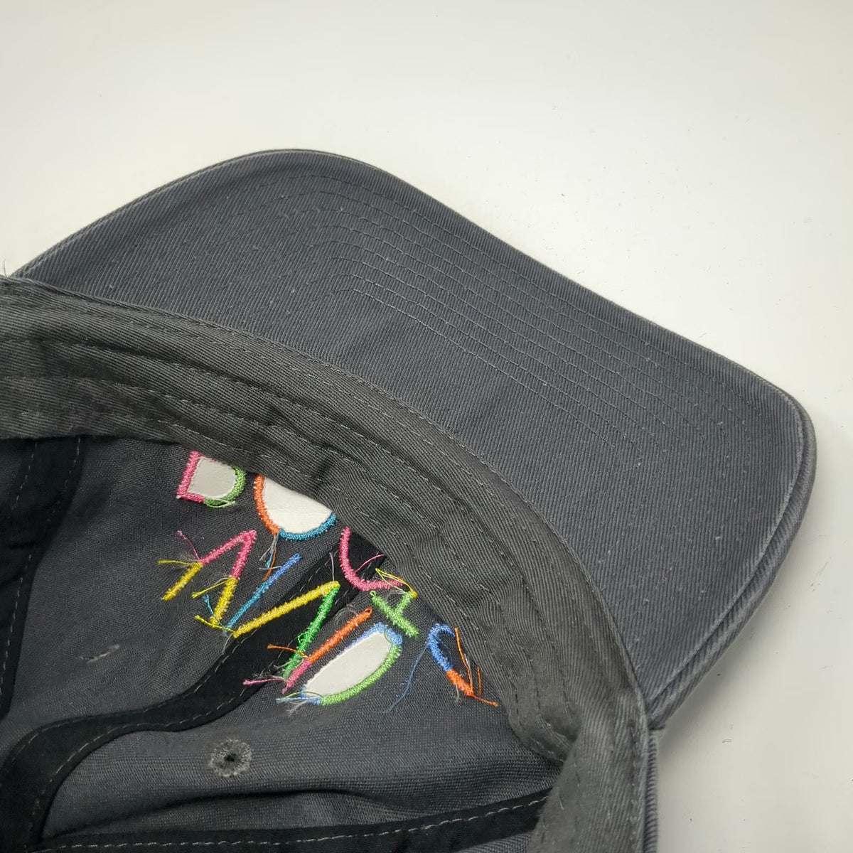 '47 Baseball Cap Gray One Size Vivid Roots Cotton Slideback Adjustable Logo Hat