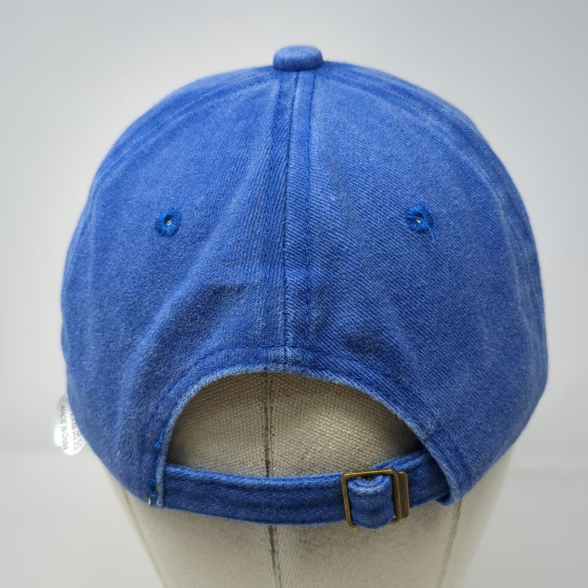 New Jersey Lottery Embroidered Logo Blue Baseball Cap One Size Adjustable Hat