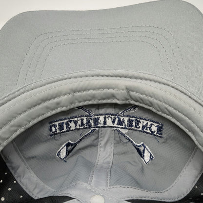 Pacific Headwear Baseball Cap Gray One Size Perforated Greater Lawrence Row Hat