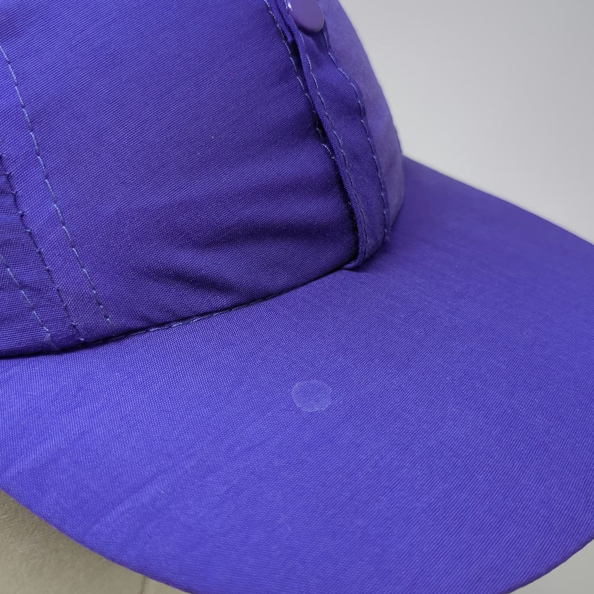 Laguna Baseball Cap Purple One Size Surfer Side Patch Nylon Elastic Back Hat