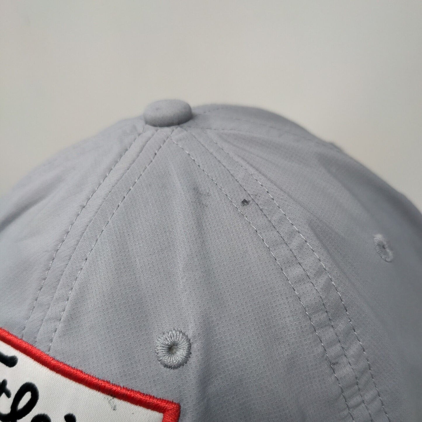 Titleist Slideback Hat Gray One Size Adjustable Embroidered Vent Holes