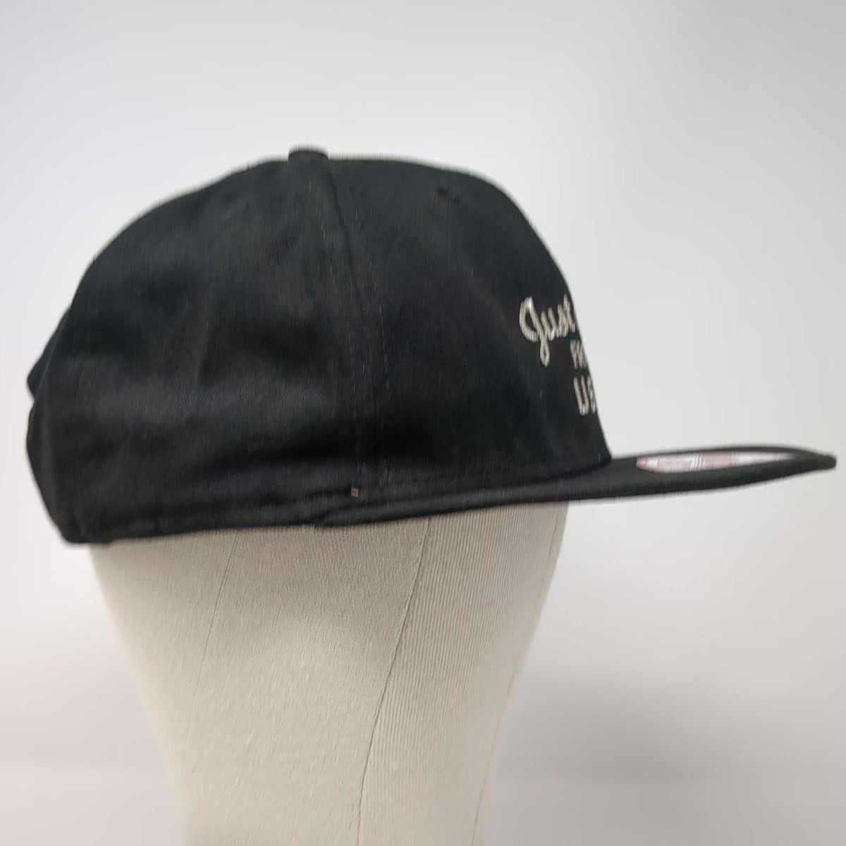 New Era Snapback Black One Size Hat Just a Kid From USA Powerade Blue Flat Brim