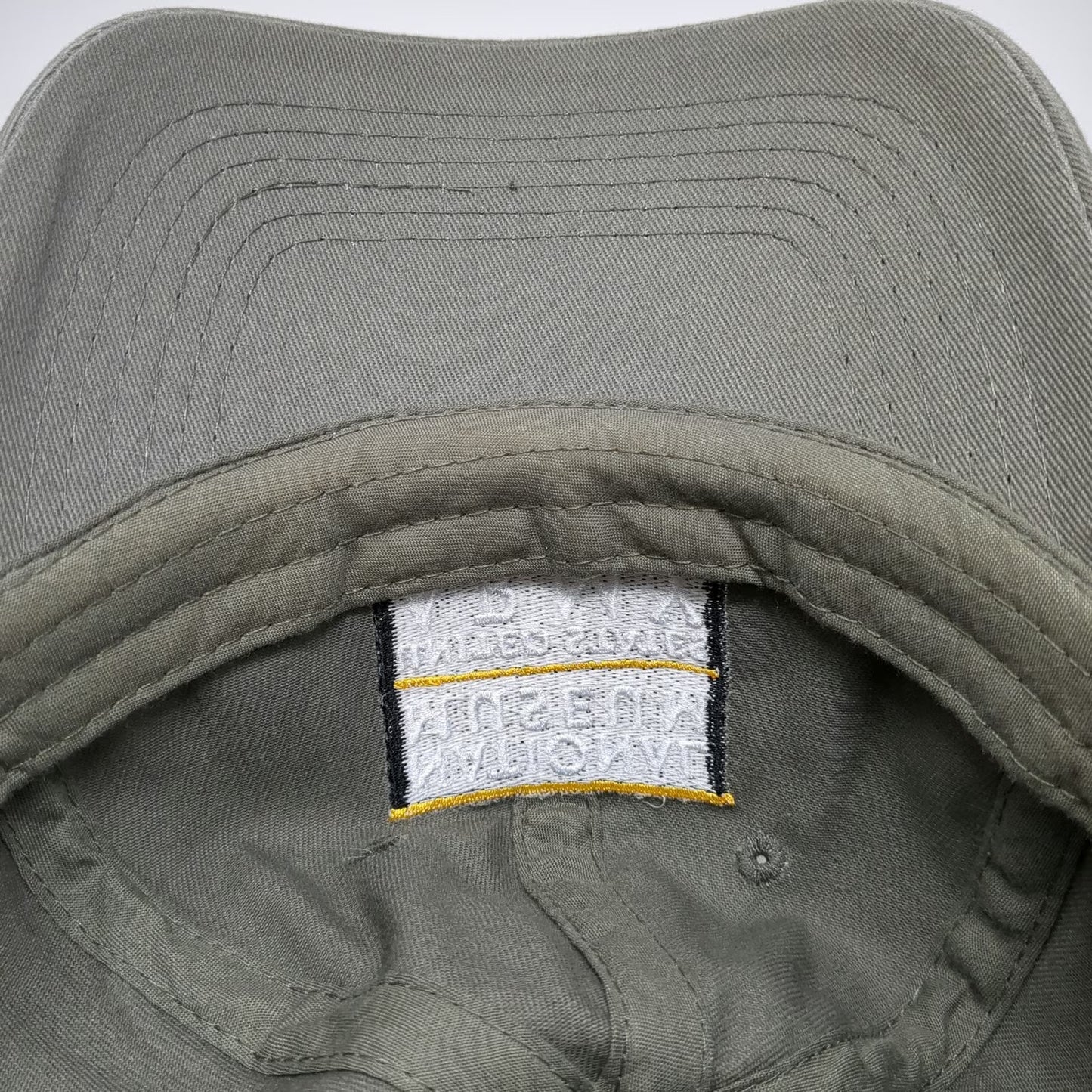 National Museum United States Army Green One Size Baseball Cap Hat Sponsor Logo
