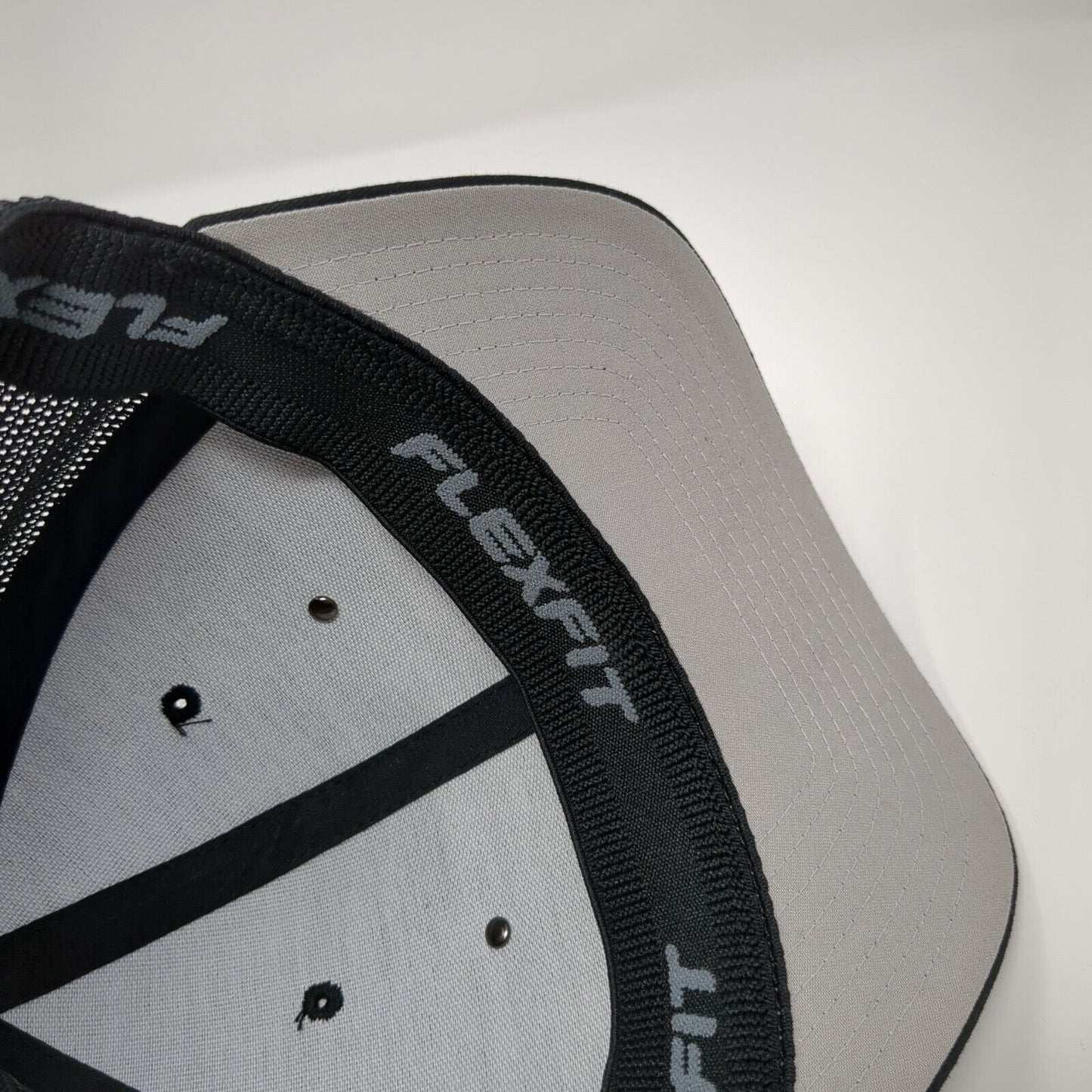 Brundage Mountain Bike Park Fitted Trucker Hat Black OS Flexfit Mesh Yupoong