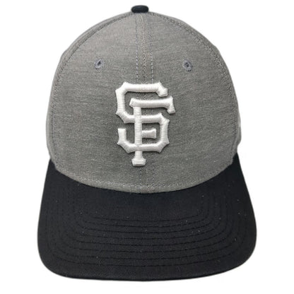 San Francisco Giants MLB New Era Snapback Gray One Size OSFM Flat Bill Logo Hat