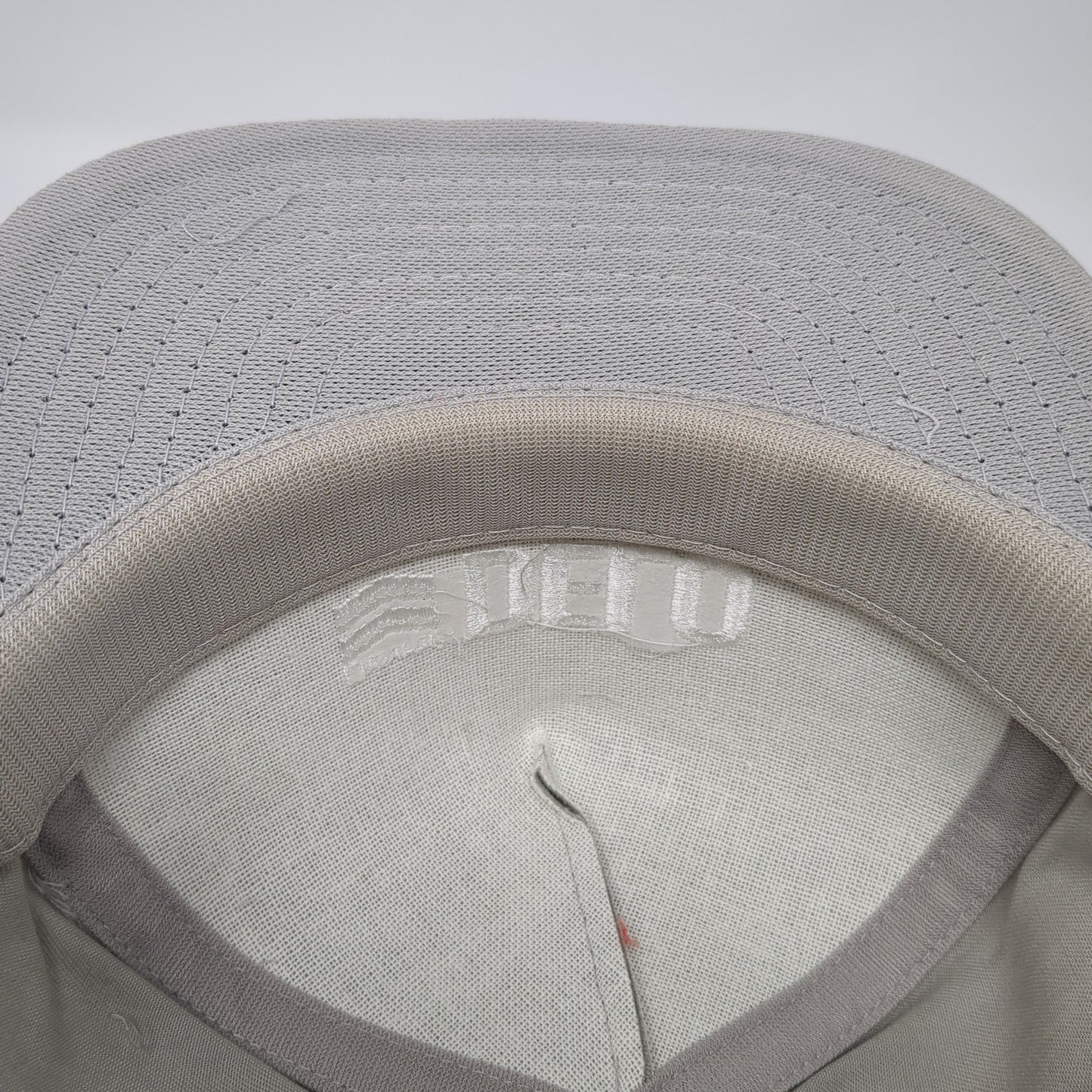 Chevron Delo Snapback Hat Gray One Size Solid Adjustable Embroidered