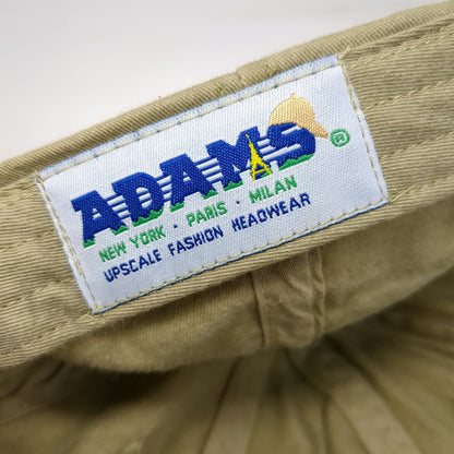 Adams Baseball Cap Beige Green One Size Design West Architects Strapback Hat