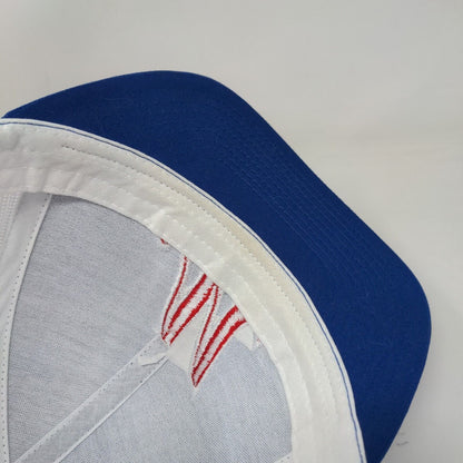 Letter M Snapback Mesh Back Trucker Hat Blue One Size Pacific Headwear