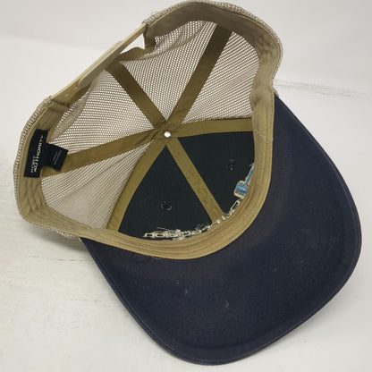 Port Authority Trucker Hat Blue One Size CJ Precision Machine Mesh Snapback
