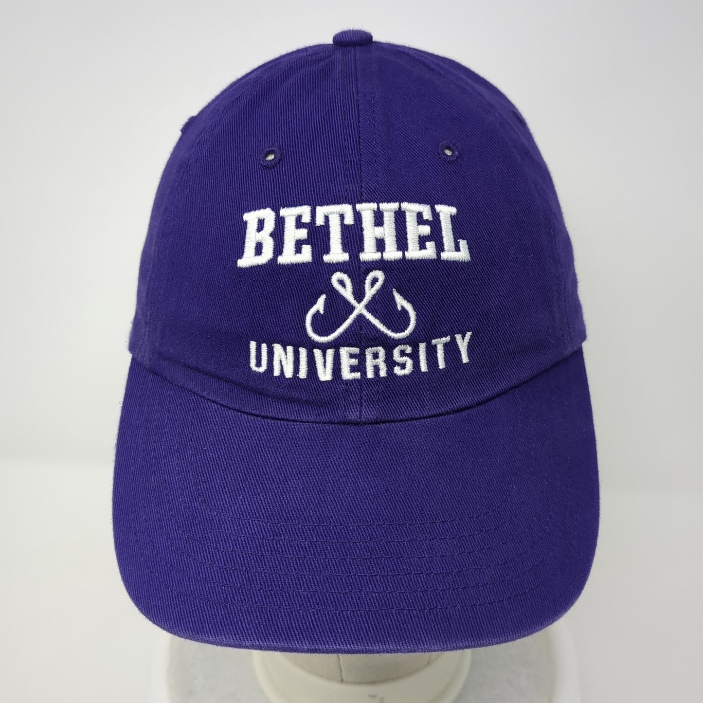 Bethel University Slideback Hat Purple One Size Adjustable Embroidered