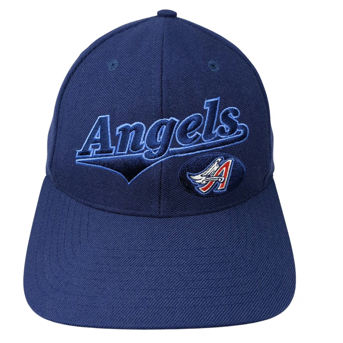 Twins Enterprise Anaheim Angels MLB Snapback Blue One Size Gray Underbrim Hat