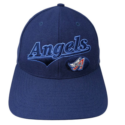 Twins Enterprise Anaheim Angels MLB Snapback Blue One Size Gray Underbrim Hat
