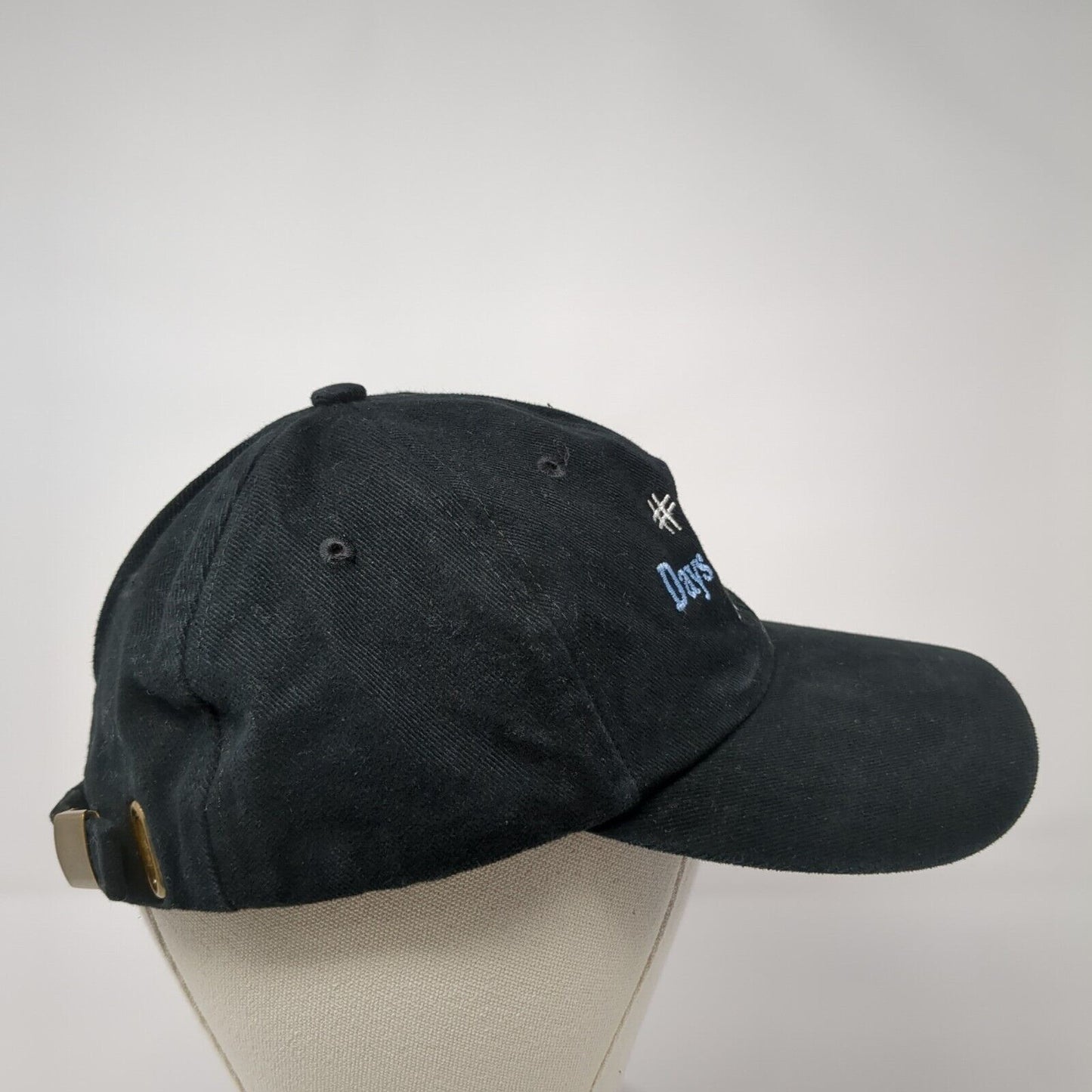 Days of Our Lives Vintage 2001-2002 Slideback Hat Black OSFA Embroidered Logo