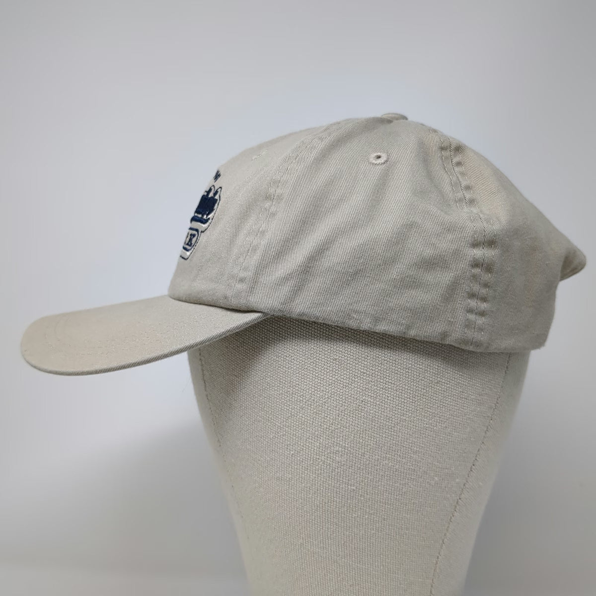 Ahead Baseball Cap Beige Blue One Size Rocky Mountain National Park Hat Strap