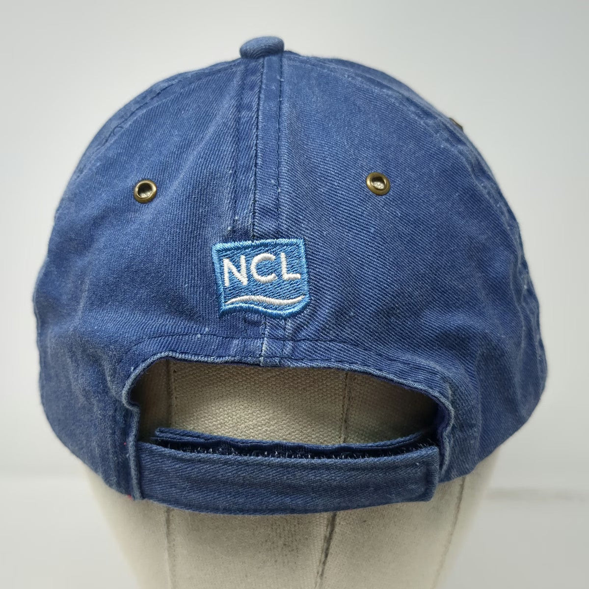 DMR Baseball Cap Blue One Size Fish Skeleton NCL Norwegian Pearl Cruise Ship Hat