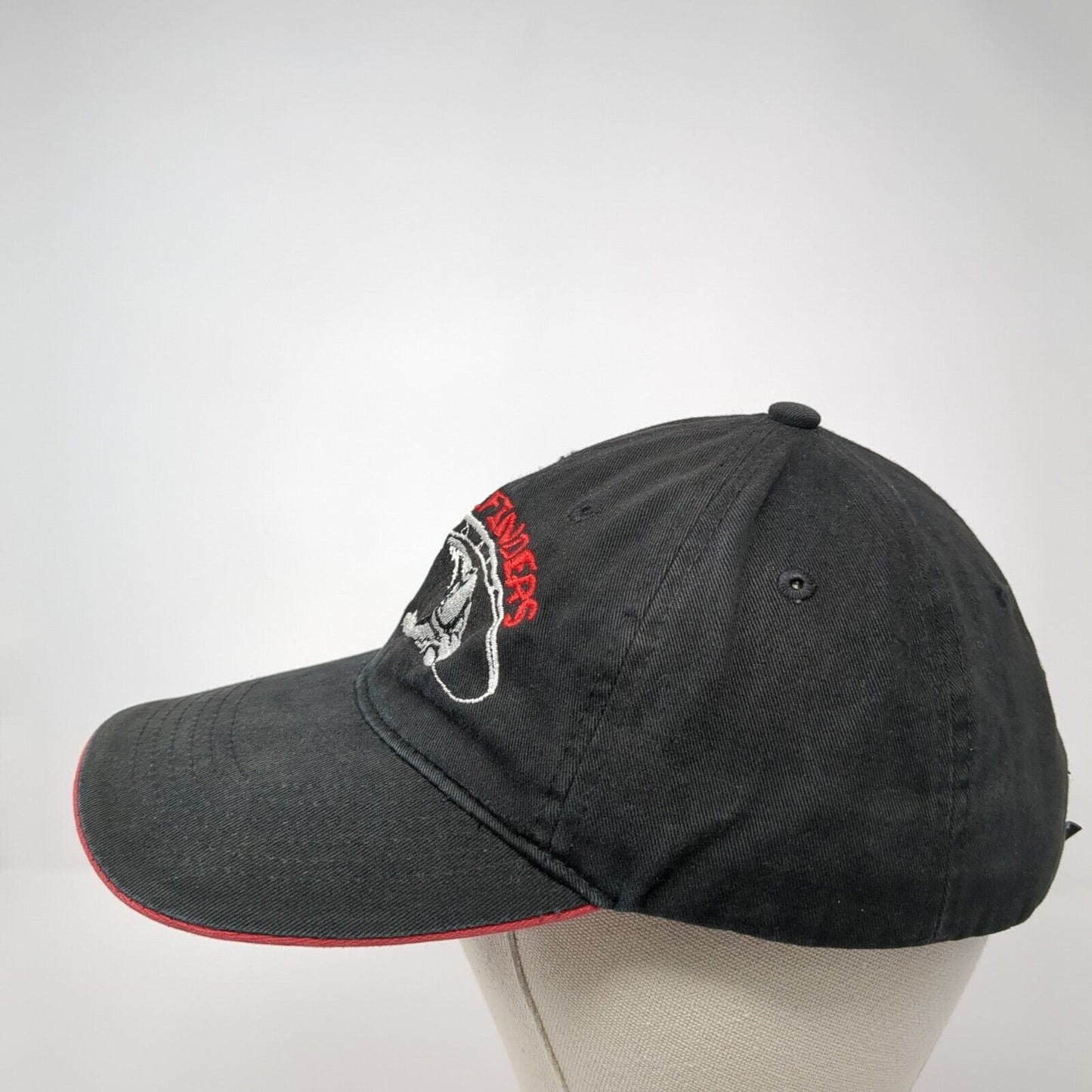 Bite Finders Slideback Hat Black OS Adjustable Embroidered Pacific Headwear