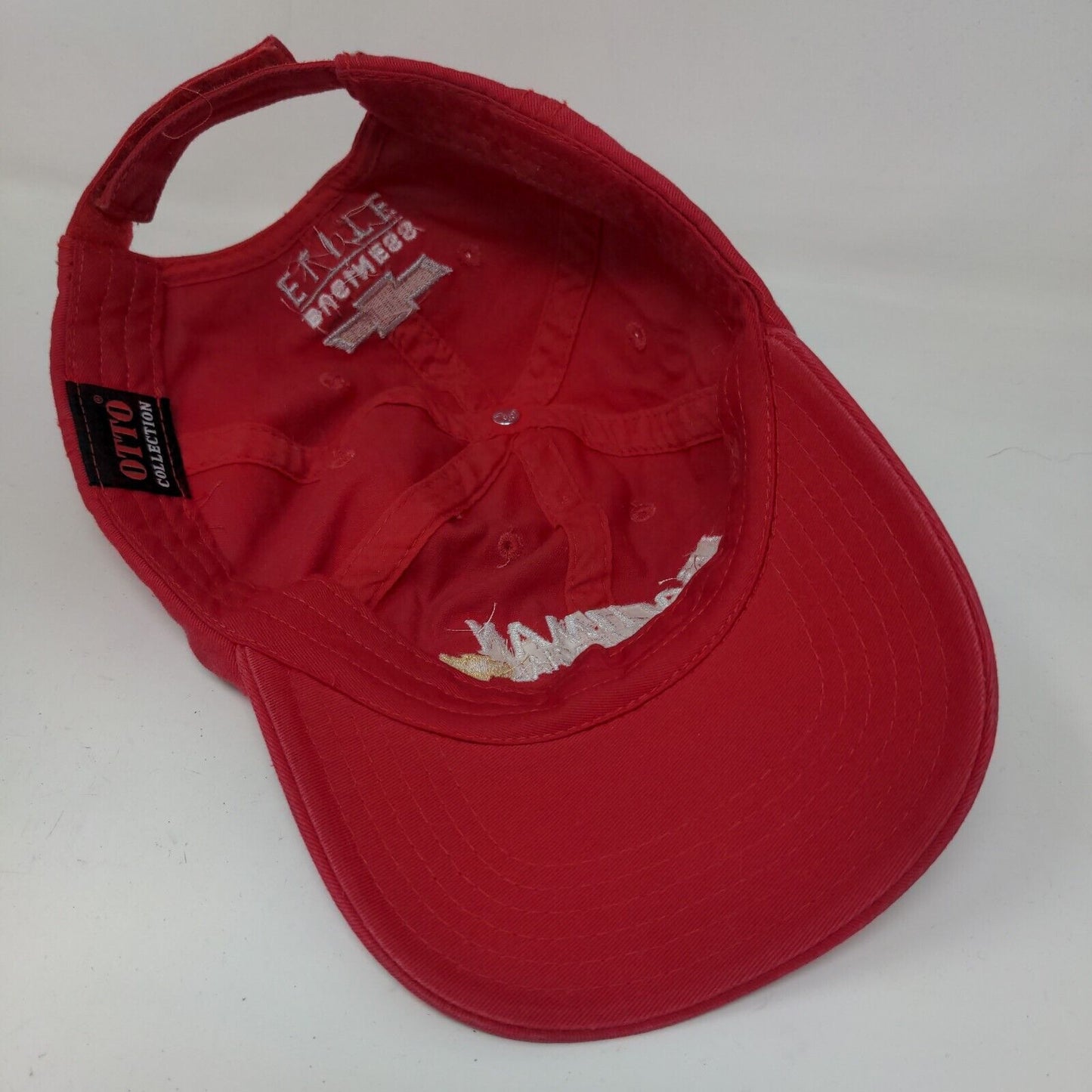 Otto Collection Men's Strapback Hat Red OSFM Lachman Commerical Chevrolet