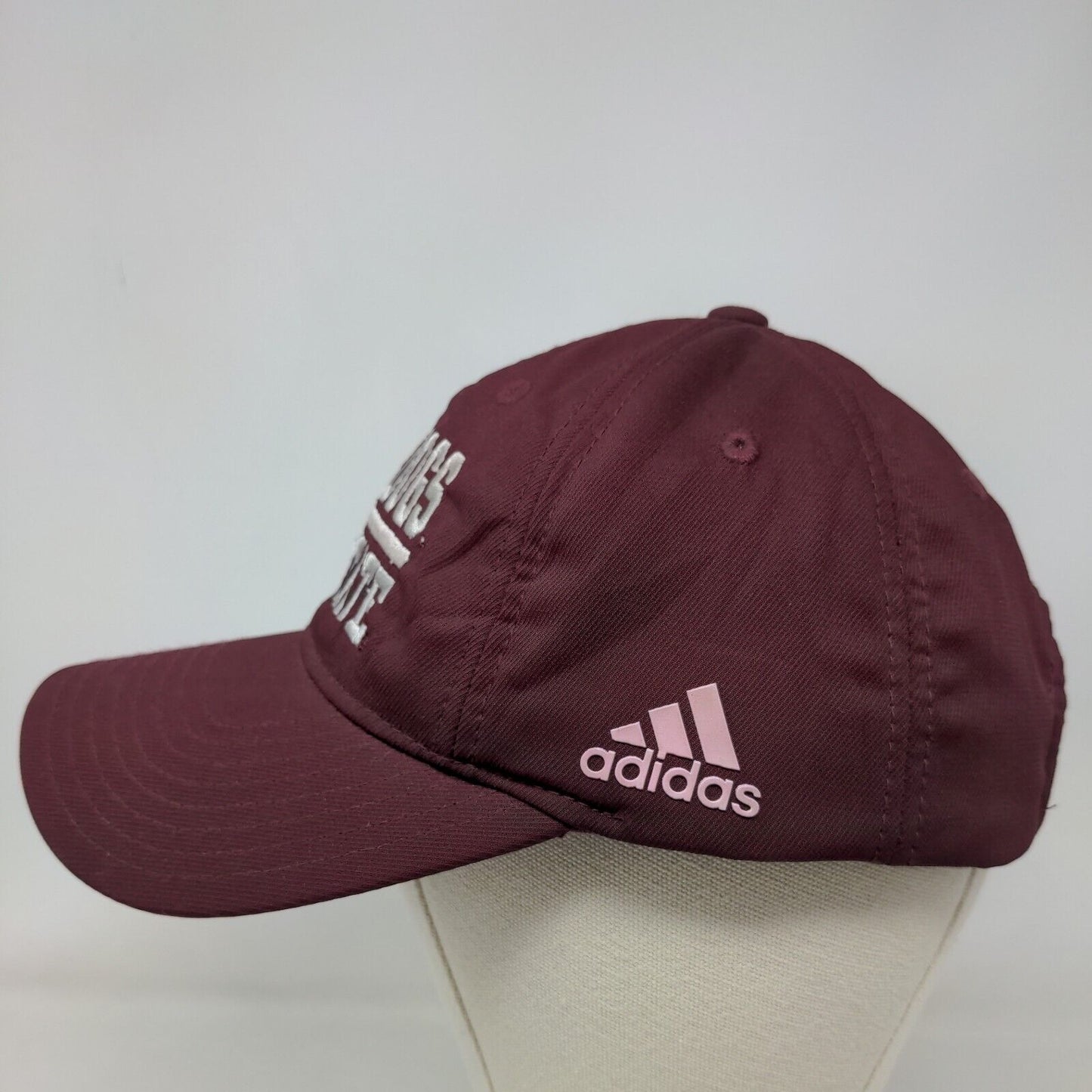 Adidas Men's Slideback Hat Red Size OSFA Embroidered Mississippi State Bulldogs