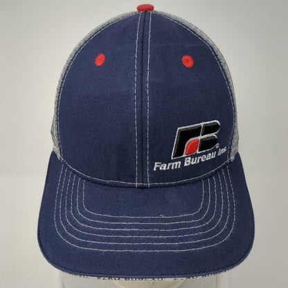 Farm Bureau Ins Snapback Trucker Hat Multicolor OS Patriotic Mesh Buck's Bags