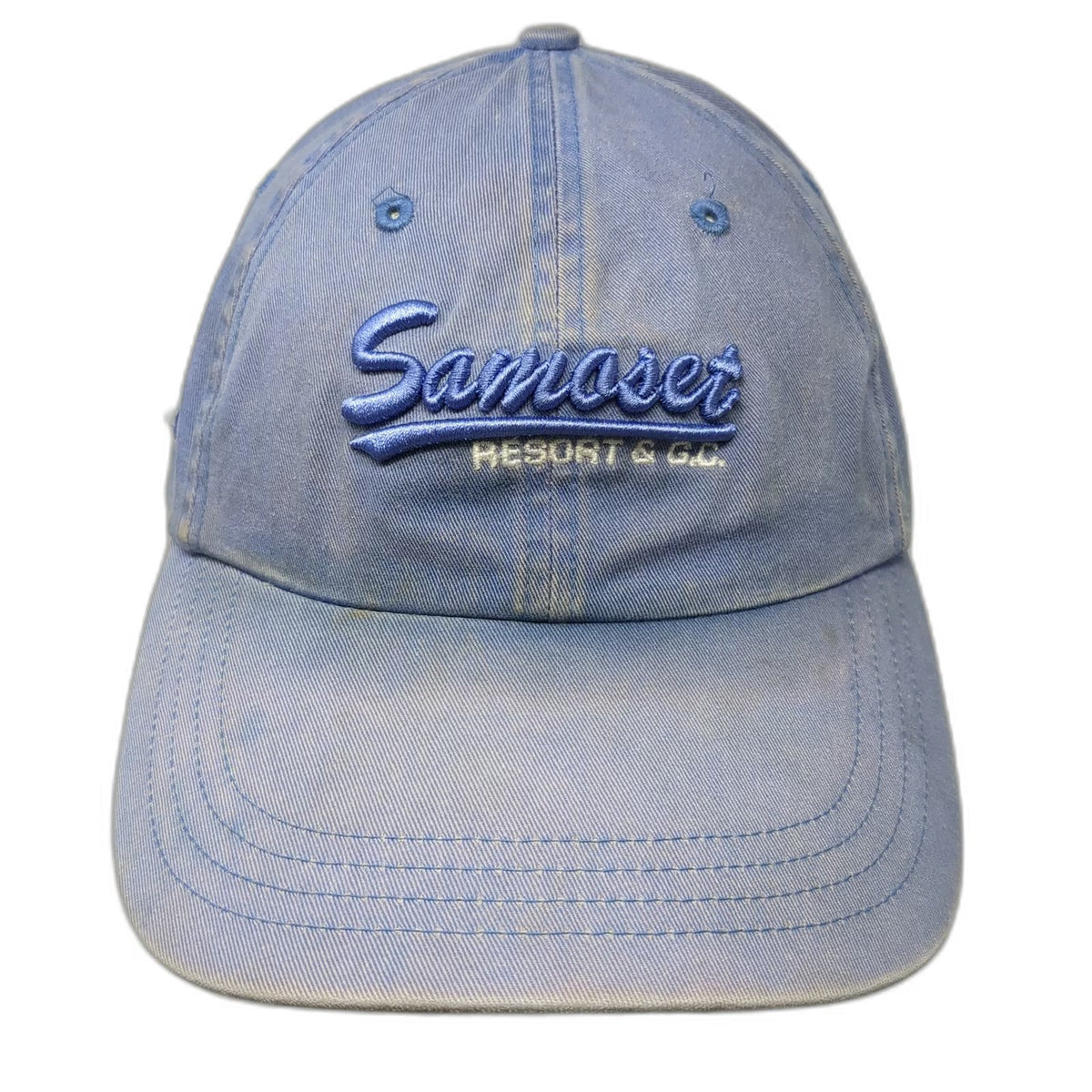 Ahead Baseball Cap Blue One Size Samoset Resort G.C. Lobster Embroidery Hat