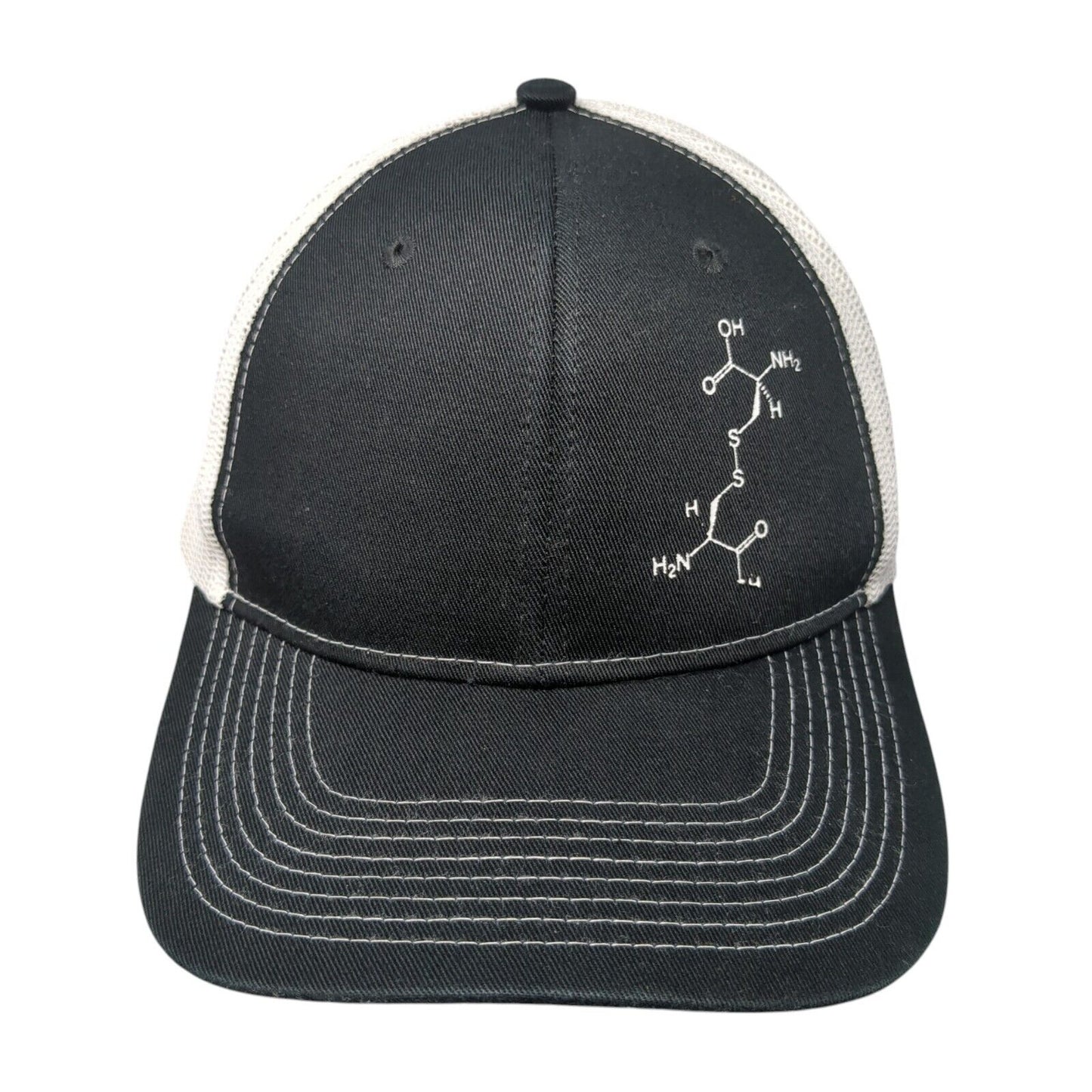 Hearts For Hadley Snapback Trucker Hat Black OS Adjustable Mesh Port Authority