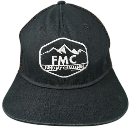 Big Accessories Trucker Hat Black One Size Snapback Fund My Challenge FMC Patch