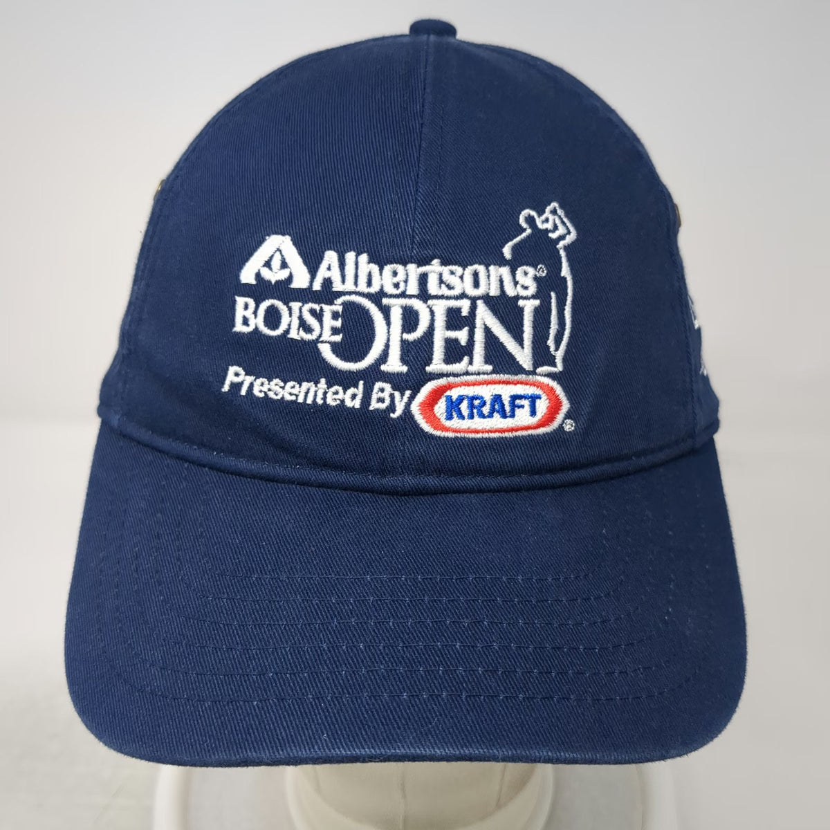 Ivory Baseball Cap Blue One Size Albertsons Boise Open Kraft Golf Nationwide Hat