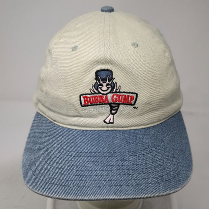 Bubba Gump Shrimp Co. Baseball Cap Hat Beige Blue One Size Denim San Francisco