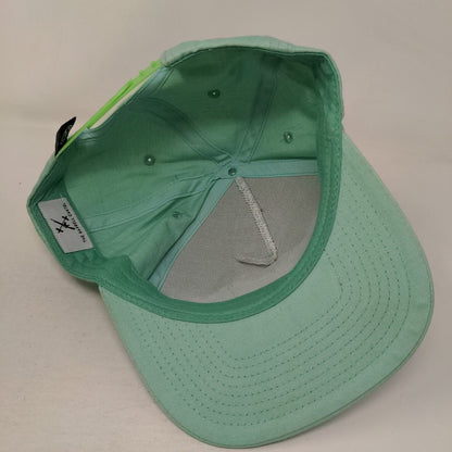 The Barbell Cartel Est. 2014 Snapback Hat Bluish-Green One Size Embroidered