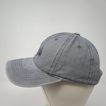 Bigfoot Slideback Hat Gray One Size Adjustable 6 Panel Vent Holes