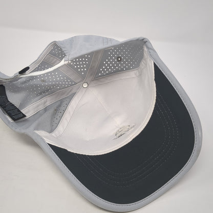 Nike Golf Strapback Hat Gray One Size Embroidered Logo Adjustable