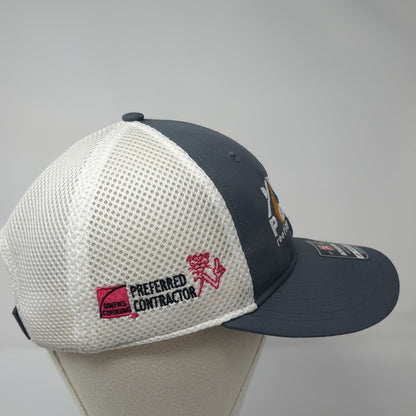 Point Roofing & Restoration Strapback Hat Gray One Size Adjustable