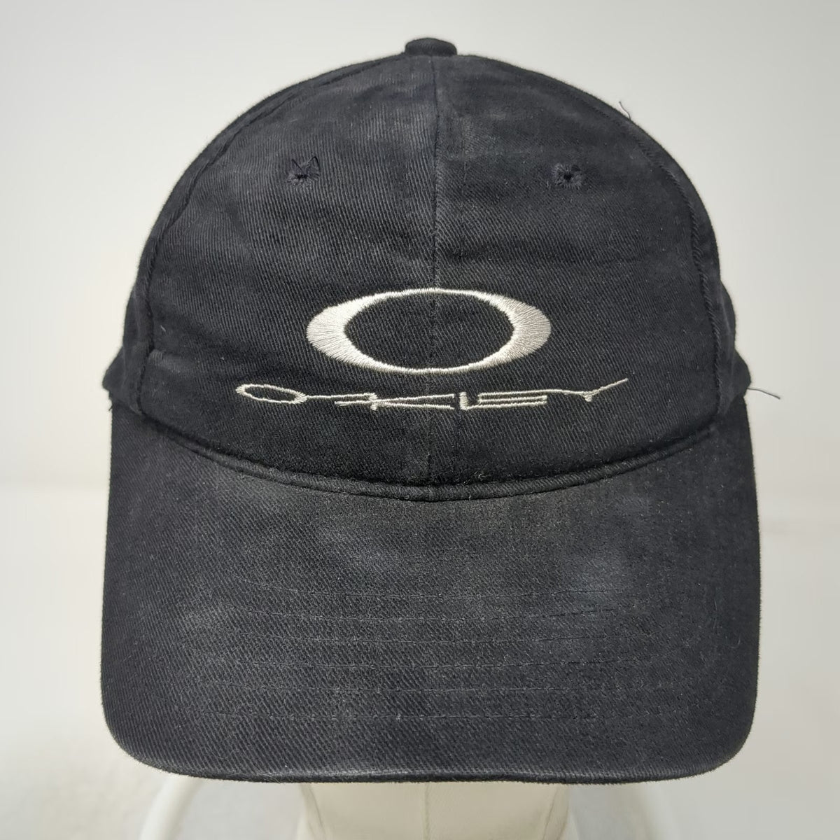Oakley Software 1242 Snapback Hat Black One Size Logo Made in USA Vintage Rare