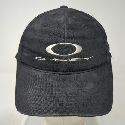 Oakley Software 1242 Snapback Hat Black One Size Logo Made in USA Vintage Rare