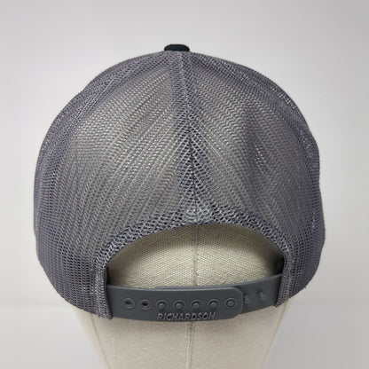 MGM General Construction Snapback Trucker Hat Black One Size Mesh Back