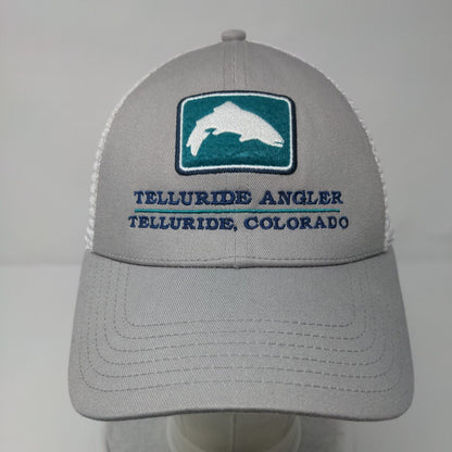 Telluride Angler Snapback Mesh Back Trucker Hat Gray OSFM Simms