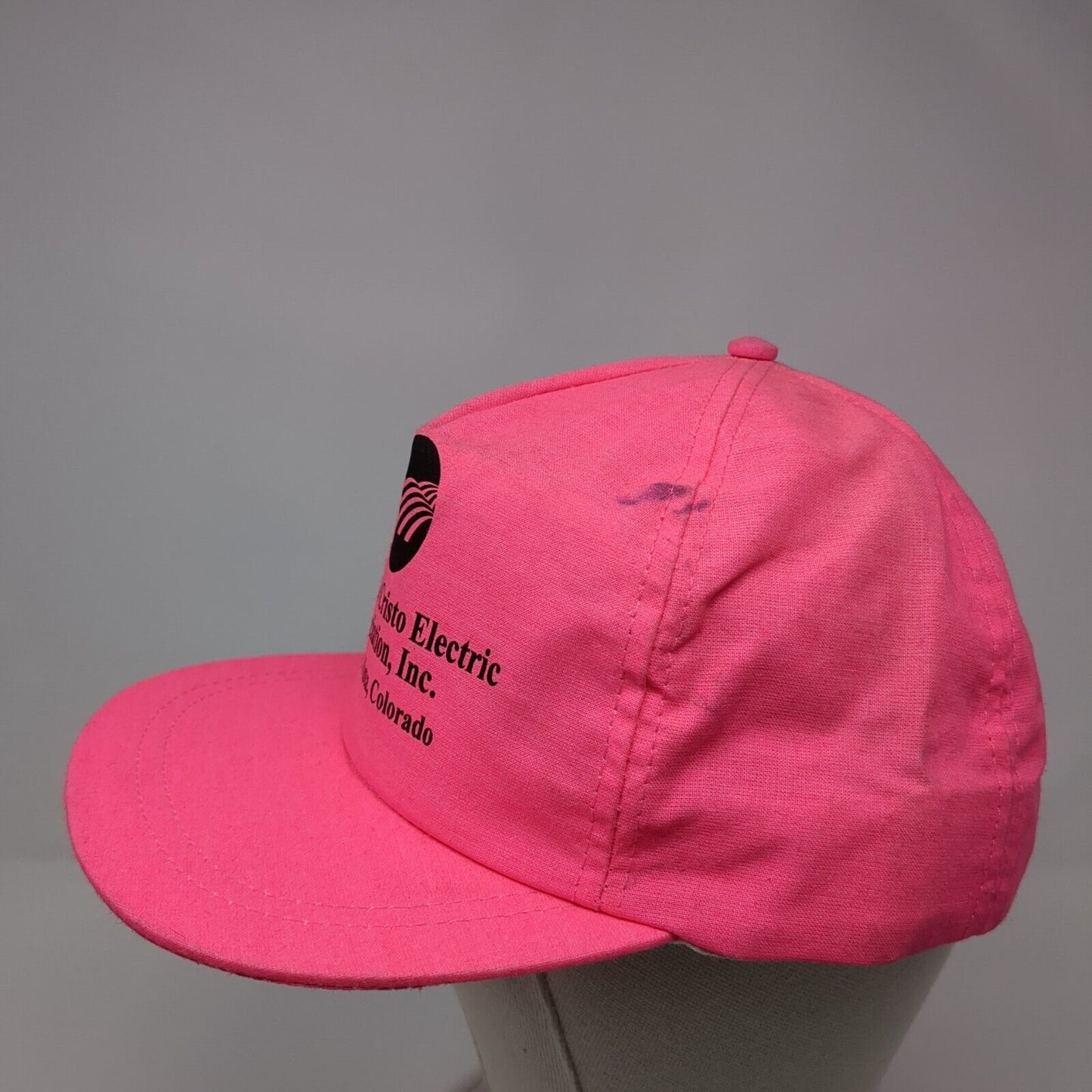 Sangre de Cristo Electric Association, Inc. Snapback Hat Pink One Size