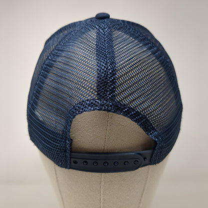 Bluum Let Learning Grow Snapback Trucker Hat Blue OSFA Adjustable Embroidered