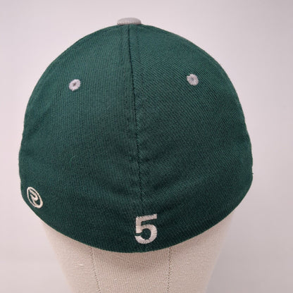 Richardson Pulse Fitted Hat Green XS-S Embroidered Letter B 6 Panel