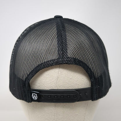 The Whosoevers Trucker Hat Black One Size Mesh Back Snapback Filthy Fishermen