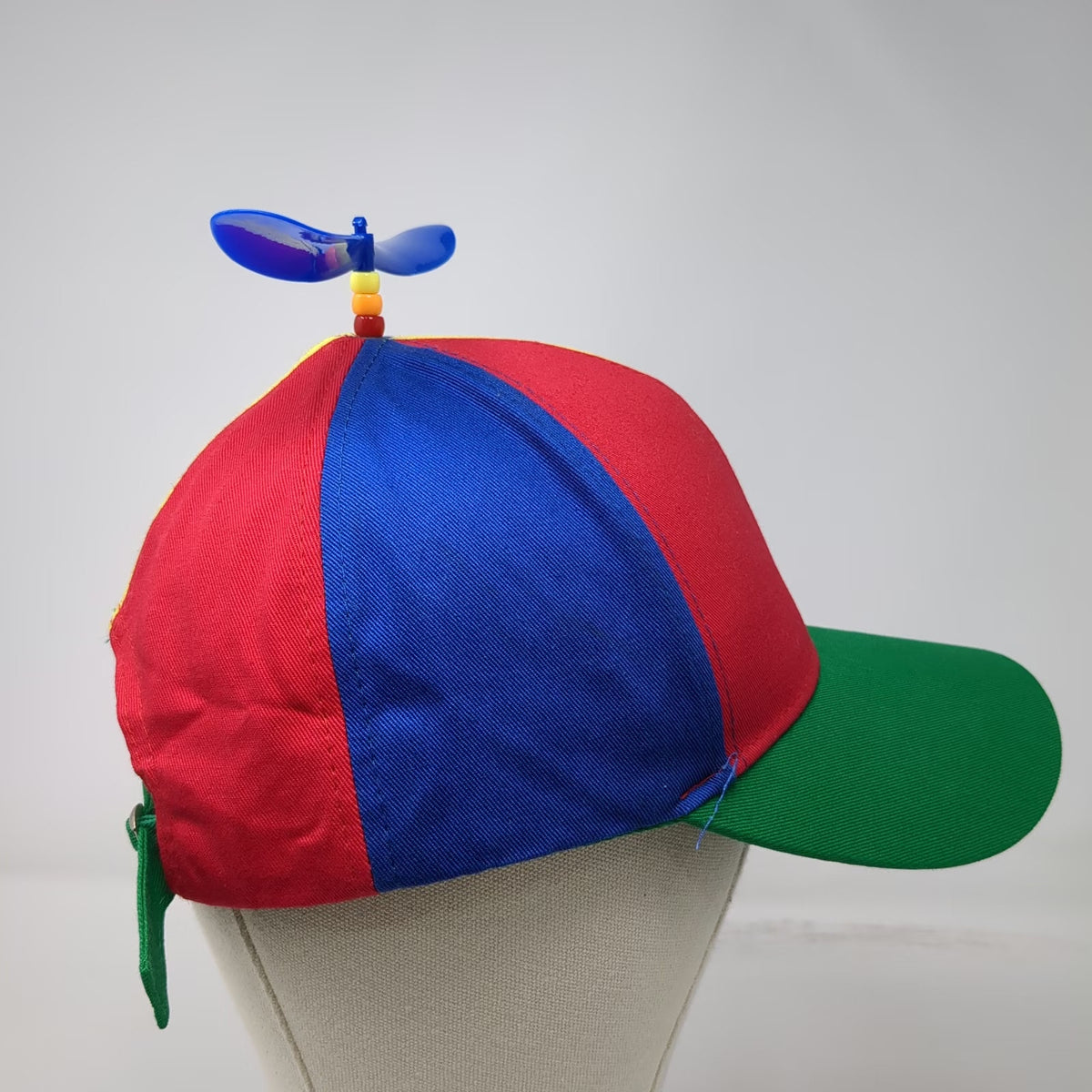 Red Yellow Blue Green Propeller Novelty Baseball Cap One Size Spinner Party Hat