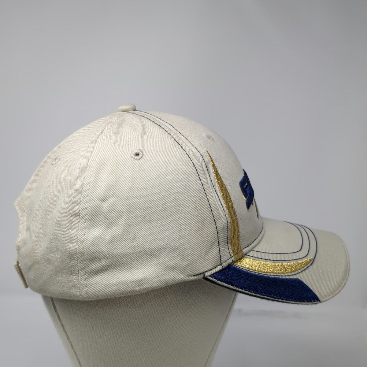Legend Baseball Cap Beige One Size Swift Best in Class Blue Gold Strapback Hat