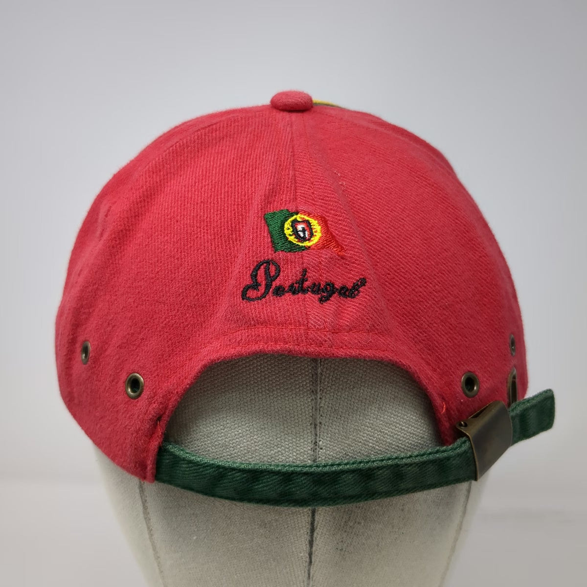 Portugal Coat of Arms Baseball Cap Red Green Yellow One Size Embroidered Hat