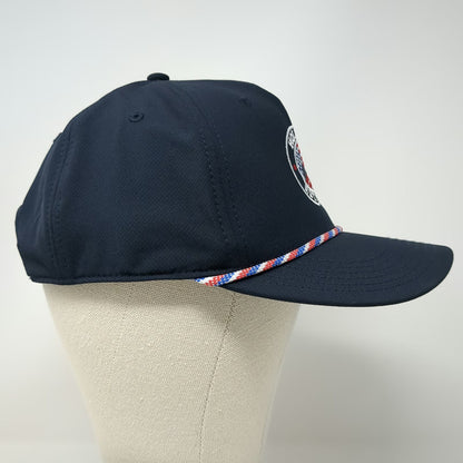 ahead 5 Panel Blue One Size Rope Hat Snapback Hollows Est 1999 Performance
