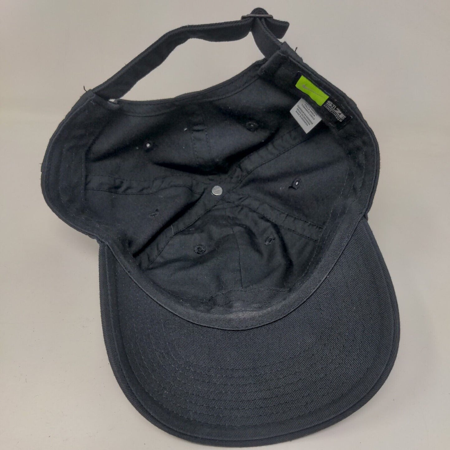 Nike Slideback Hat Black OSFM Adjustable Embroidered Swoosh Heritage86
