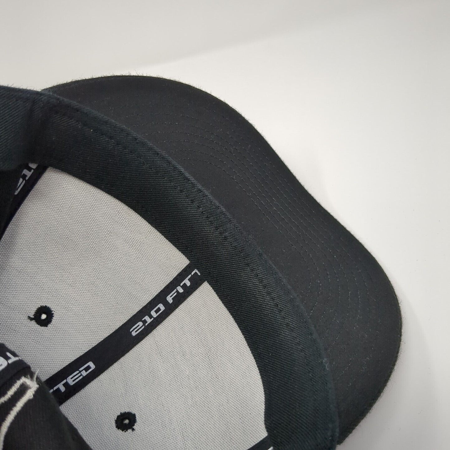 Idaho 2015 Fitted Hat Black 7 1/4-7 5/8 Embroidered Vented Holes 6 Panel Blank