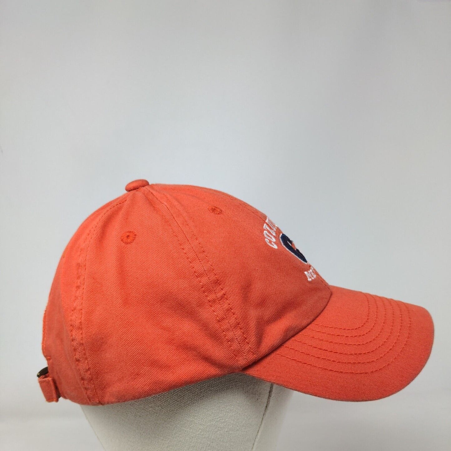 Cozumel Mexico Slideback Hat Orange OSFM Adjustable Embroidered Otto Cotton
