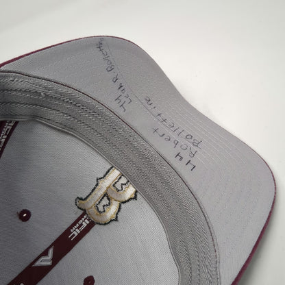 Pacific Headwear Baseball Cap Red 8 Berkeley Letter B Flexfit Embroidered Hat