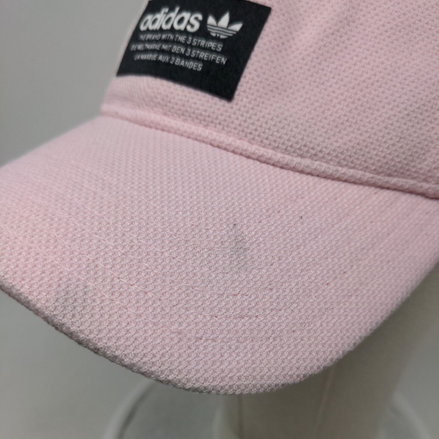 Adidas Strapback Hat Pink OSFM Adjustable Embroidered 6 Panel Polyester