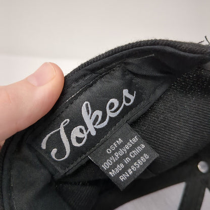 Marked by Faith Snapback Hat Black One Size Adjustable Embroidered 6 Panel Jokes